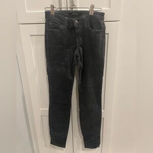 J Brand Women's Dark Corded Skinny Jeans